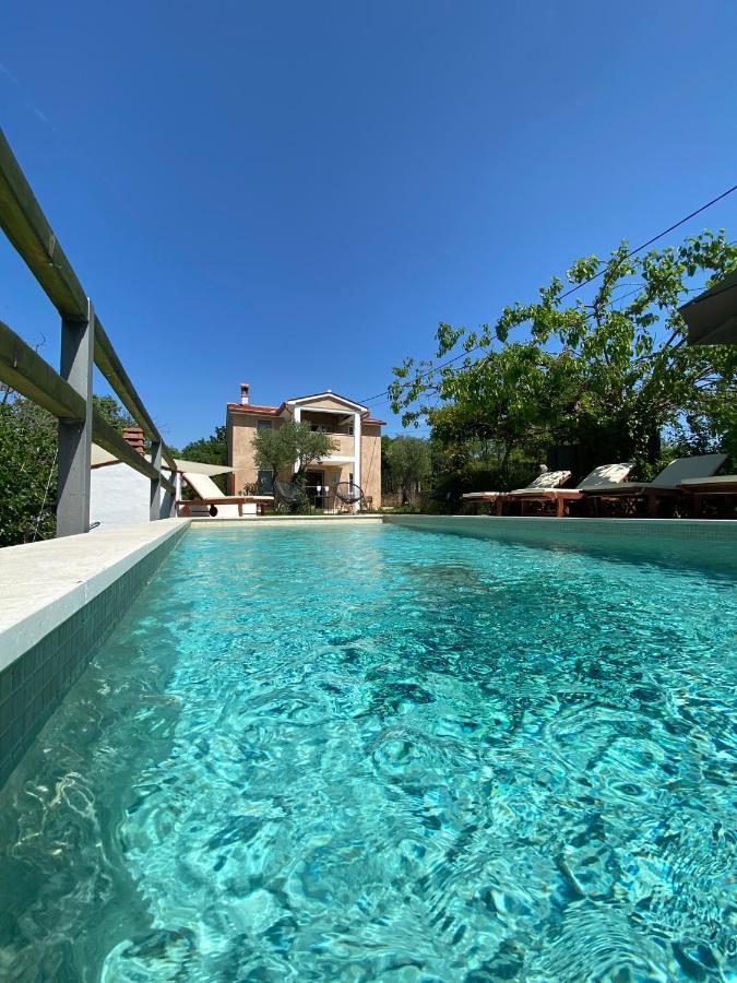 Wellness House Oliva With Heated Salt Water Pool, Sauna & Jakuzzi Labin  Esterno foto